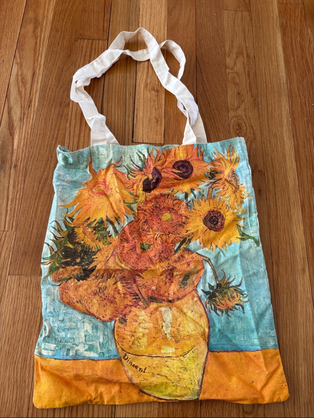 Sunflower tote bag bought in Italy